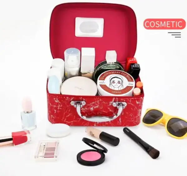 Trending Design 2-Set Makeup Box | Women’s Makeup Organizer | Cosmetic & Vanity Box for Girls