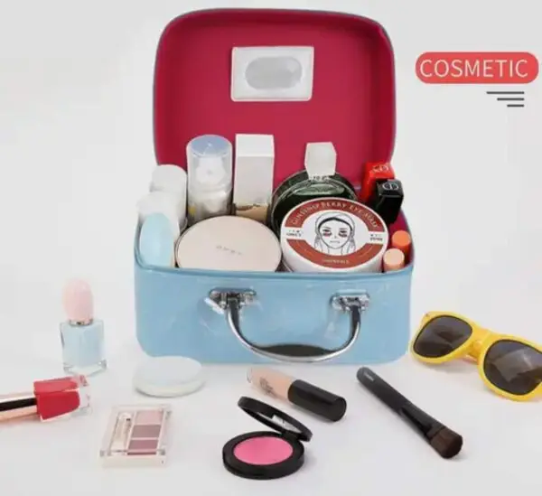 Trending Design 2-Set Makeup Box | Women’s Makeup Organizer | Cosmetic & Vanity Box for Girls - Image 2