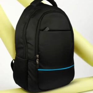 Stylish and durable polyester backpack for college students and office professionals, featuring multiple compartments, water-resistant fabric, and ergonomic design.
