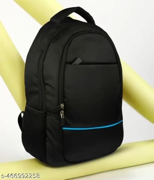 Stylish and durable polyester backpack for college students and office professionals, featuring multiple compartments, water-resistant fabric, and ergonomic design.